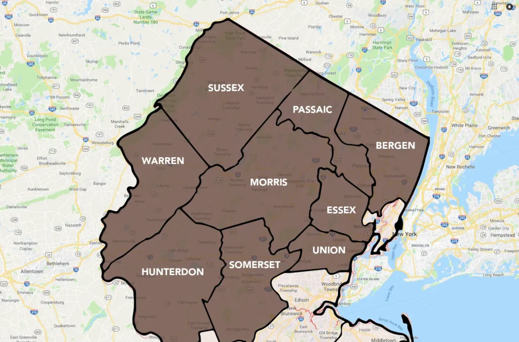 CRS NewJersey Counties