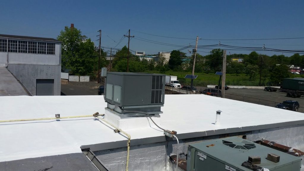 Finished white roof coating 1