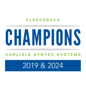 Fleeceback Champions - Carlisle Syntec Systems Award Winner 2019-2024
